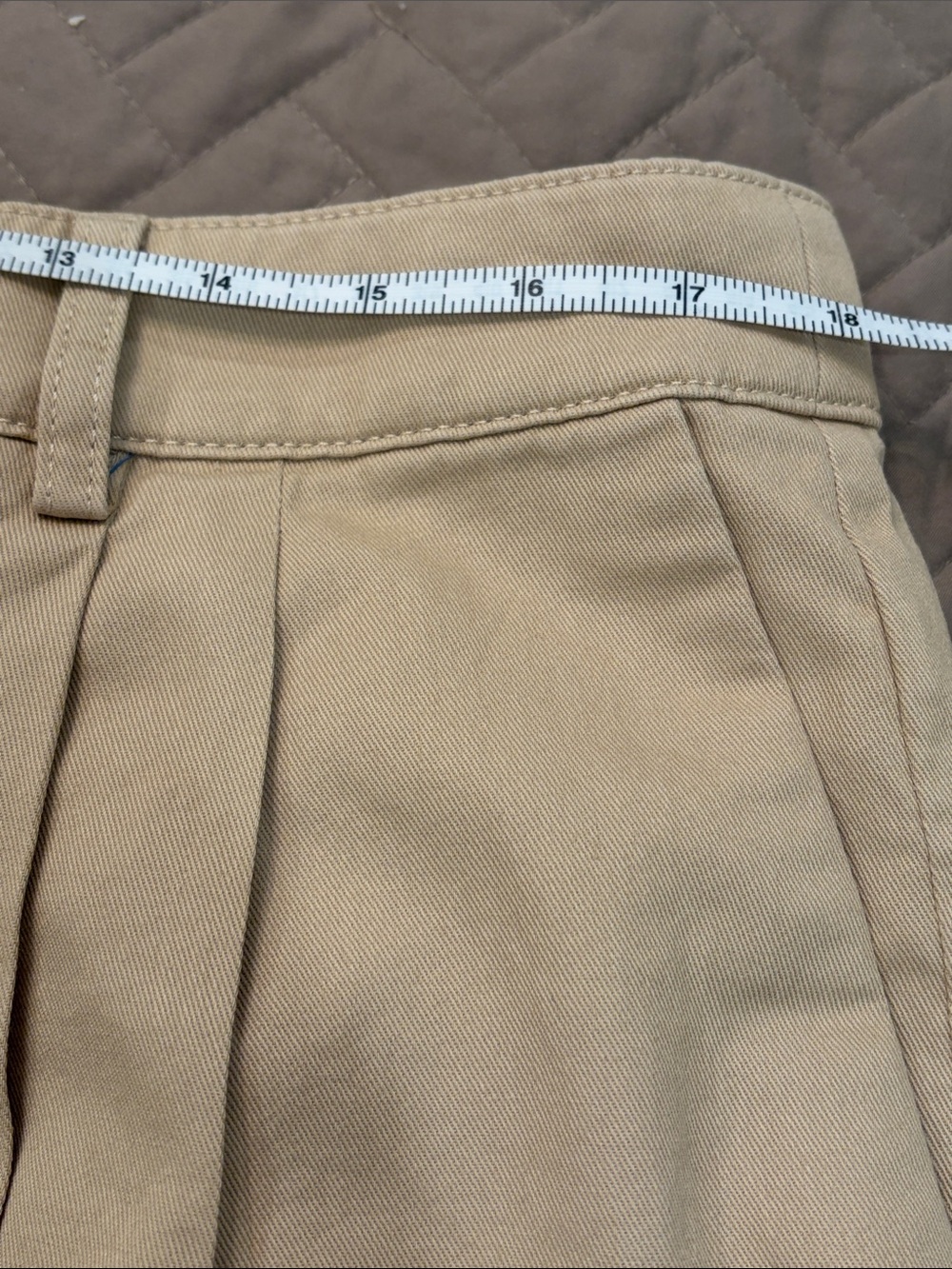 J. Crew Light Khaki Pleated Chino Short/NWT/14 - Picture 10 of 13